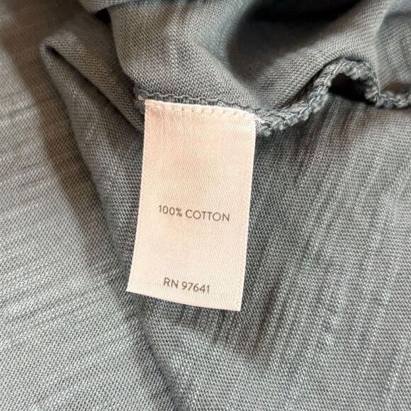 J Jill Pure Jill Ballet Sleeve Tunic Ombre Blue and White Top Women Large Petite - Picture 7 of 9